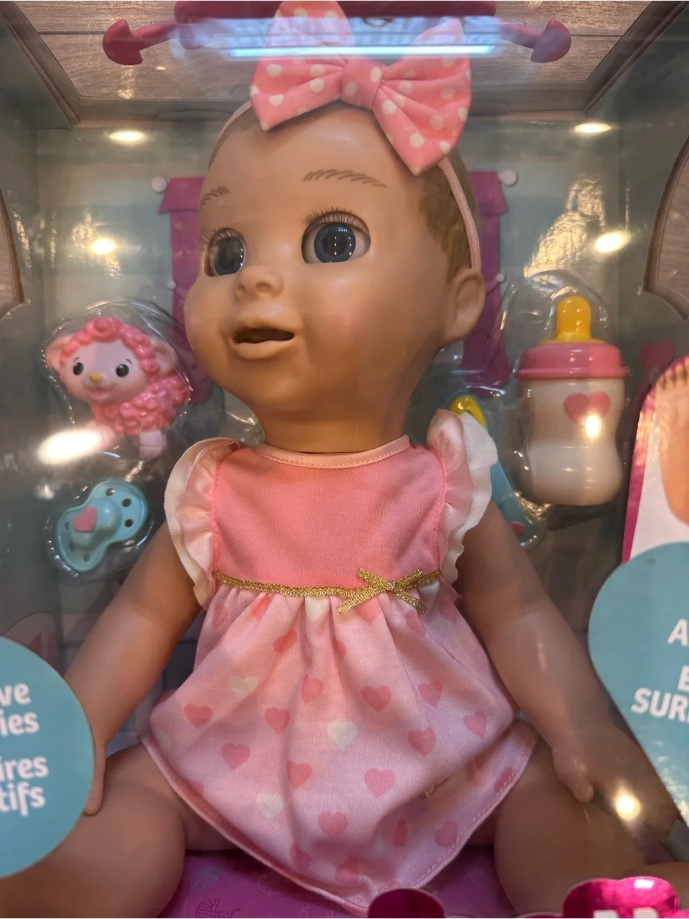 NIB Luvabella Interactive Baby Doll - Blond Hair